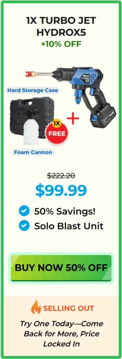 HydroX5 Power Washer price 