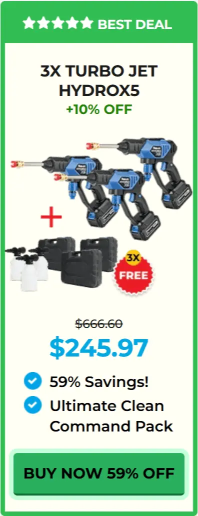 HydroX5 Power Washer package price 